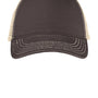 District Hats Mens Adjustable Hat - Chocolate Brown/Stone