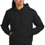 District Mens V.I.T. Heavyweight Fleece Hooded Sweatshirt Hoodie w/ Pouch Pocket - Black