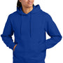 District Mens V.I.T. Heavyweight Fleece Hooded Sweatshirt Hoodie w/ Pouch Pocket - Deep Royal Blue