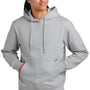 District Mens V.I.T. Heavyweight Fleece Hooded Sweatshirt Hoodie w/ Pouch Pocket - Heather Light Grey
