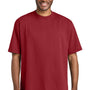 District Mens Gritty Short Sleeve Crewneck T-Shirt - Cherrywood Red - NEW