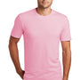 District Mens Flex Short Sleeve Crewneck T-Shirt - Lilac Pink - Closeout