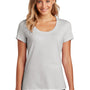 District Womens Flex Short Sleeve Scoop Neck T-Shirt - Silver Grey Mist - Closeout