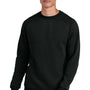 District Mens Cloud Fleece Crewneck Sweatshirt - Jet Black