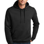 District Mens The Concert Fleece Hooded Sweatshirt Hoodie w/ Pouch Pocket - Black