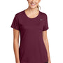 Nike Womens Team rLegend Dri-Fit Moisture Wicking Short Sleeve Crewneck T-Shirt - Deep Maroon
