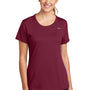 Nike Womens Team rLegend Dri-Fit Moisture Wicking Short Sleeve Crewneck T-Shirt - Team Maroon