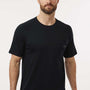 Dickies Mens Performance Moisture Wicking Short Sleeve Crewneck T-Shirt w/ Pocket - Black