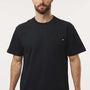 Dickies Mens Traditional Short Sleeve Crewneck T-Shirt w/ Pocket - Black