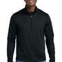 Eddie Bauer Mens Smooth Fleece 1/4 Zip Sweatshirt - Black