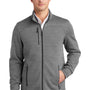 Eddie Bauer Mens Pill Resistant Fleece Full Zip Jacket - Heather Dark Grey