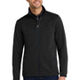 Port Authority Mens Full Zip Fleece Jacket - Black