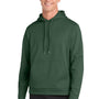 Sport-Tek Mens Sport-Wick Moisture Wicking Fleece Hooded Sweatshirt Hoodie w/ Pouch Pocket - Forest Green