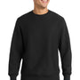 Sport-Tek Mens Fleece Crewneck Sweatshirt - Black