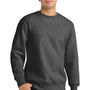 Sport-Tek Mens Fleece Crewneck Sweatshirt - Heather Graphite Grey