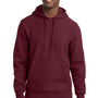 Sport-Tek Mens Fleece Hooded Sweatshirt Hoodie w/ Pouch Pocket - Maroon