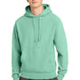 Champion Mens Reverse Weave Garment Dyed Hooded Sweatshirt Hoodie w/ Pouch Pocket - Pale Seafoam Green