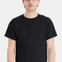 Hanes Mens EcoSmart Short Sleeve Crewneck T-Shirt - Black
