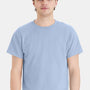 Hanes Mens EcoSmart Short Sleeve Crewneck T-Shirt - Light Blue
