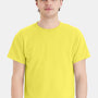 Hanes Mens EcoSmart Short Sleeve Crewneck T-Shirt - Yellow