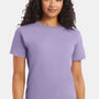 Hanes Mens Essential-T Short Sleeve Crewneck T-Shirt - Lavender Purple