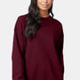Hanes Mens Ultimate Cotton PrintPro XP Pill Resistant Crewneck Sweatshirt - Maroon