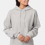 Hanes Mens EcoSmart Print Pro XP Pill Resistant Hooded Sweatshirt Hoodie w/ Pouch Pocket - Ash Grey