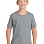 Jerzees Youth Ultimate Short Sleeve Crewneck T-Shirt - Heather Grey