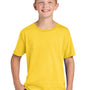 Jerzees Youth Ultimate Short Sleeve Crewneck T-Shirt - Island Yellow