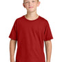 Jerzees Youth Ultimate Short Sleeve Crewneck T-Shirt - True Red