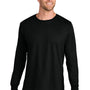 Jerzees Mens Ultimate Long Sleeve Crewneck T-Shirt - Black Ink