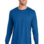 Jerzees Mens Ultimate Long Sleeve Crewneck T-Shirt - Royal Blue