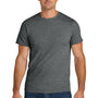 Jerzees Mens Ultimate Short Sleeve Crewneck T-Shirt - Heather Charcoal Grey
