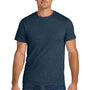 Jerzees Mens Ultimate Short Sleeve Crewneck T-Shirt - Heather Indigo Blue