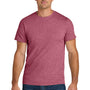 Jerzees Mens Ultimate Short Sleeve Crewneck T-Shirt - Heather Raspberry Pink