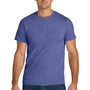 Jerzees Mens Ultimate Short Sleeve Crewneck T-Shirt - Heather Retro Purple