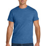 Jerzees Mens Ultimate Short Sleeve Crewneck T-Shirt - Heather Retro Royal Blue