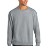 Jerzees Mens Ultimate CVC Crewneck Sweatshirt - Heather Grey - COMING SOON