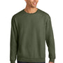 Jerzees Mens Ultimate CVC Crewneck Sweatshirt - Heather Military Green - COMING SOON