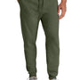 Jerzees Mens Ultimate CVC Jogger Sweatpants w/ Pockets - Heather Military Green - COMING SOON