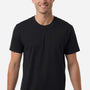 Independent Trading Company Mens Premium Pigment Dyed Short Sleeve Crewneck T-Shirt - Black - New