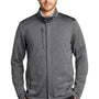 Port Authority Mens Stream Wind & Water Resistant Full Zip Jacket - Heather Graphite Grey - Closeout