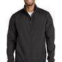 Port Authority Mens Zephyr Wind & Water Resistant Full Zip Jacket - Black