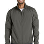 Port Authority Mens Zephyr Wind & Water Resistant Full Zip Jacket - Steel Grey
