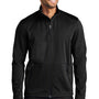 Port Authority Mens Flexshell Water Resistant Full Zip Jacket - Deep Black