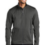 Port Authority Mens Flexshell Water Resistant Full Zip Jacket - Steel Grey
