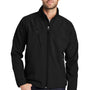 Port Authority Mens Wind & Water Resistant Full Zip Jacket - Black