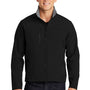 Port Authority Mens Glacier Wind & Water Resistant Full Zip Jacket - Black/Chrome Grey