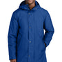 Sport-Tek Mens Waterproof Insulated Sideline Full Zip Hooded Parka - True Royal Blue
