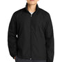 Sport-Tek Mens Water Resistant Full Zip Wind Jacket - Black